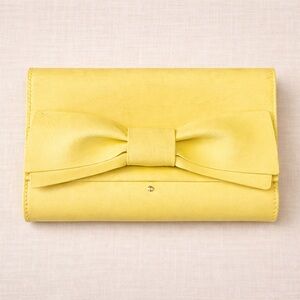 ✨ Kate Spade New York Bag RARE YELLOW w Pink Interior